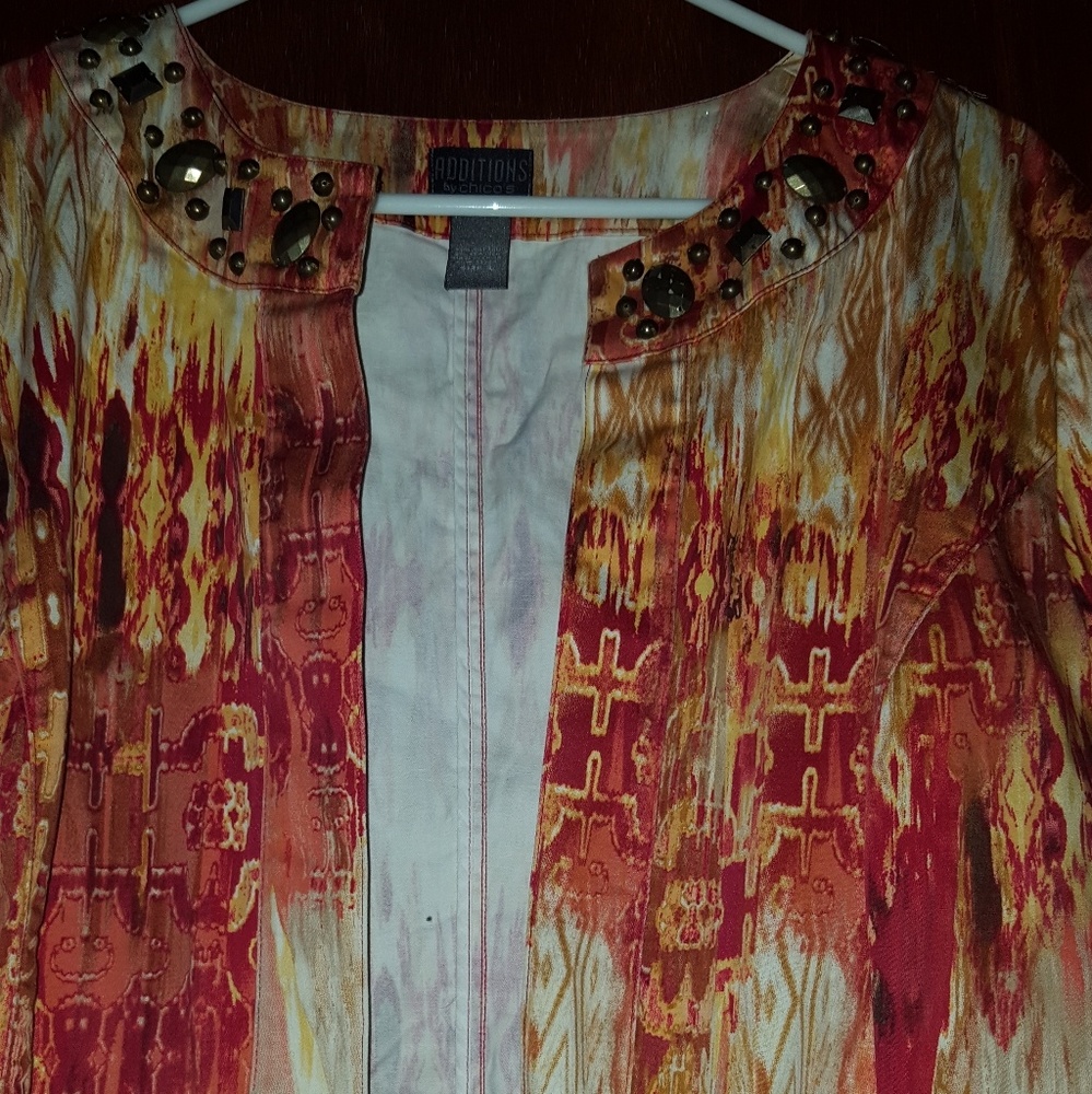 Addition's by Chico's Blazer size 3 studded